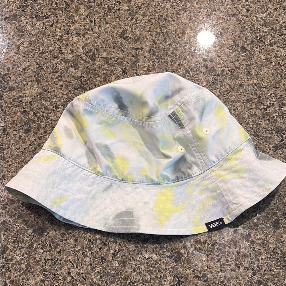 Vans Kids Tie-Dye Bucket Hat - Blue and Yellow